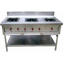 Rust Proof Three Burner Range