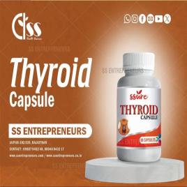 Thyroid Care Herbal Capsules - 60 Count Bottle