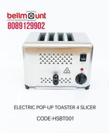 Four Slice Pop-Up Toaster