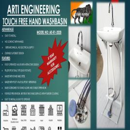 Automatic Foot Press Hand Washbasin