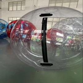 TPU White Single Person Water Ball