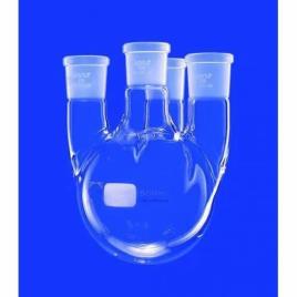 Transparent Spherical Vessel with Bottom Outlet