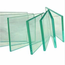 Flat Transparent Glass Panel