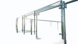 Transparent Safety Glass, 10 mm Thickness