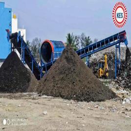 200 Ton Per Day Bio Mining Trommel Screen