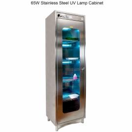 65W Soft Glass SS UV Lamp Cabinet