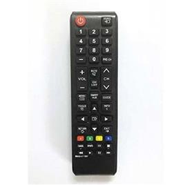 Black Plastic TV Remote
