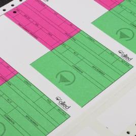 Twin Ply Printed Forms Labels