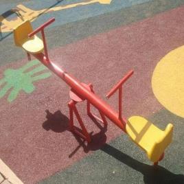Iron Two Seater Seesaw