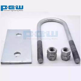 Zinc Plated U Bolt for Pipe Fittings, 6mm-200mm