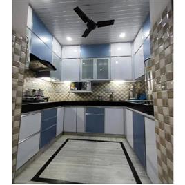 Aluminum U Shape Modular Kitchen