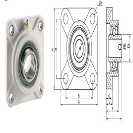 Four Bolt Flange Bearing