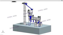 Galvanized Mild Steel Automatic Bajra Cleaner