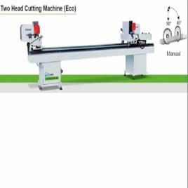 UPVC Window Two Head Cutting Machine
