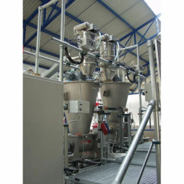 Vacuum Batch Conveyor PVC Grinding Equipment