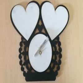 Valentine Double Heart MDF Frame