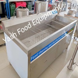 Semi-Auto Vegetable Fruits Bubble Washer