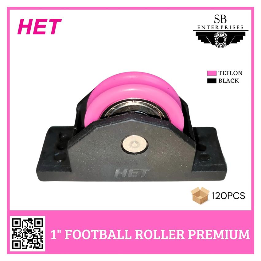 1" Football Body Window Roller Bearing