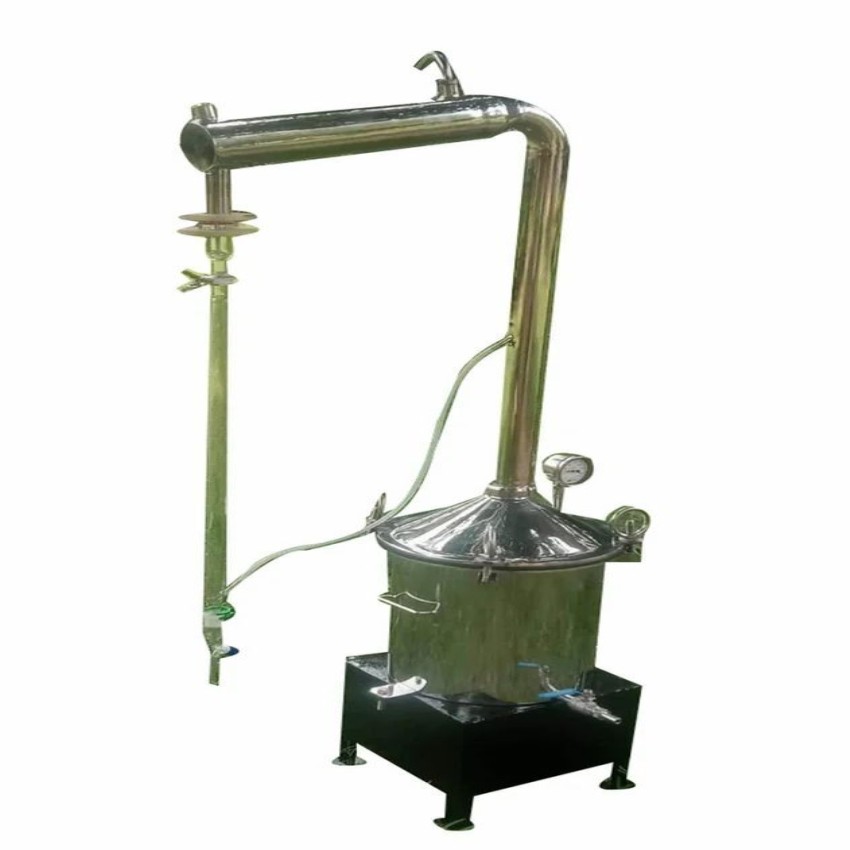 100 LPH Rose Water Distillation Machine