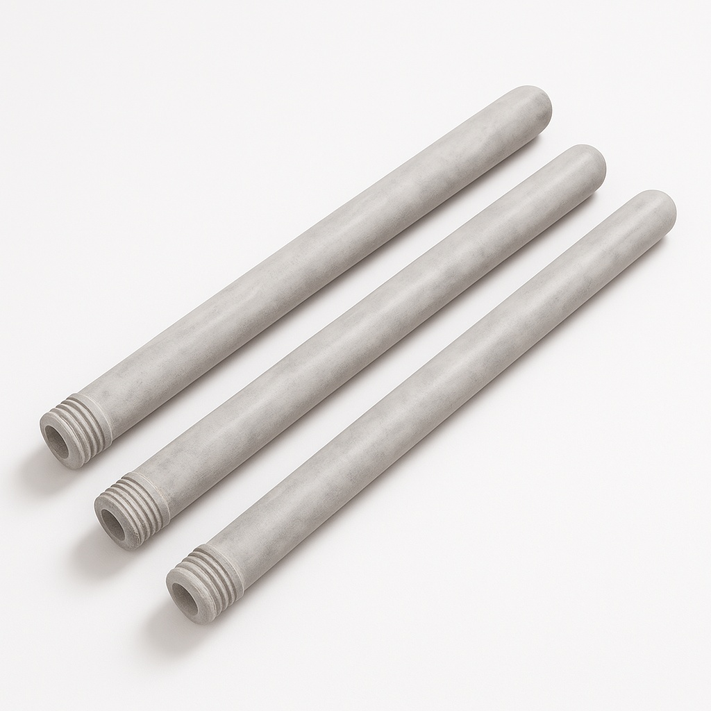 White Industrial Thermocouple Protection Tube