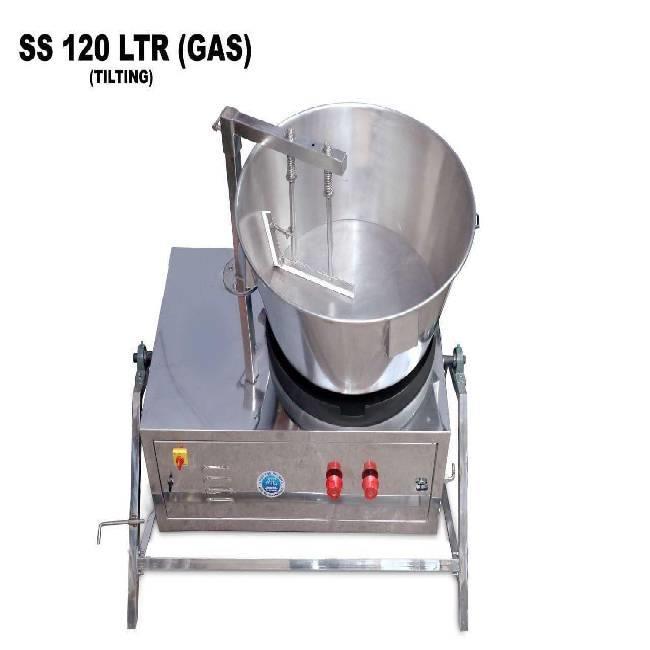 120L SS304 Gas Tilting Kettle