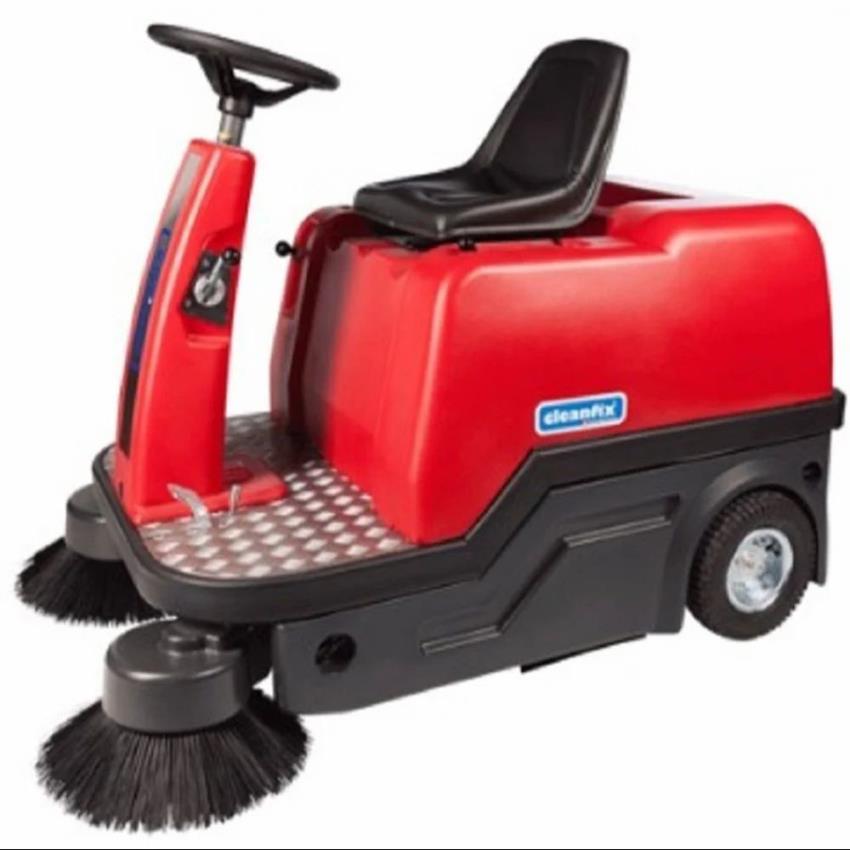 1200W Ride-On Sweeper Machine, 750mm
