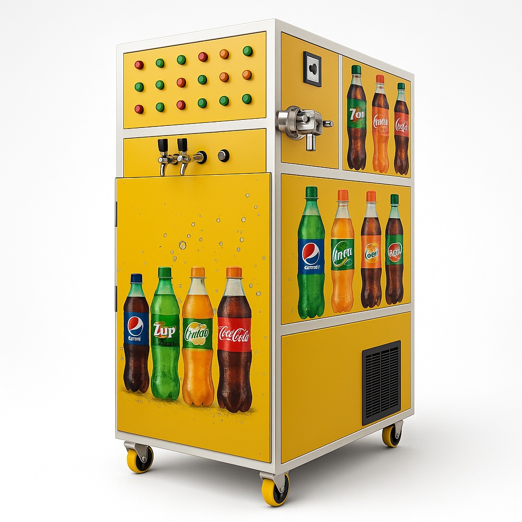 1+3 Double Compressor Soda Boling Machine