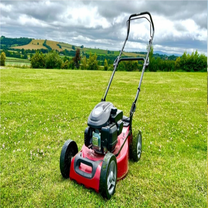 139 Cc Red Lawn Mower