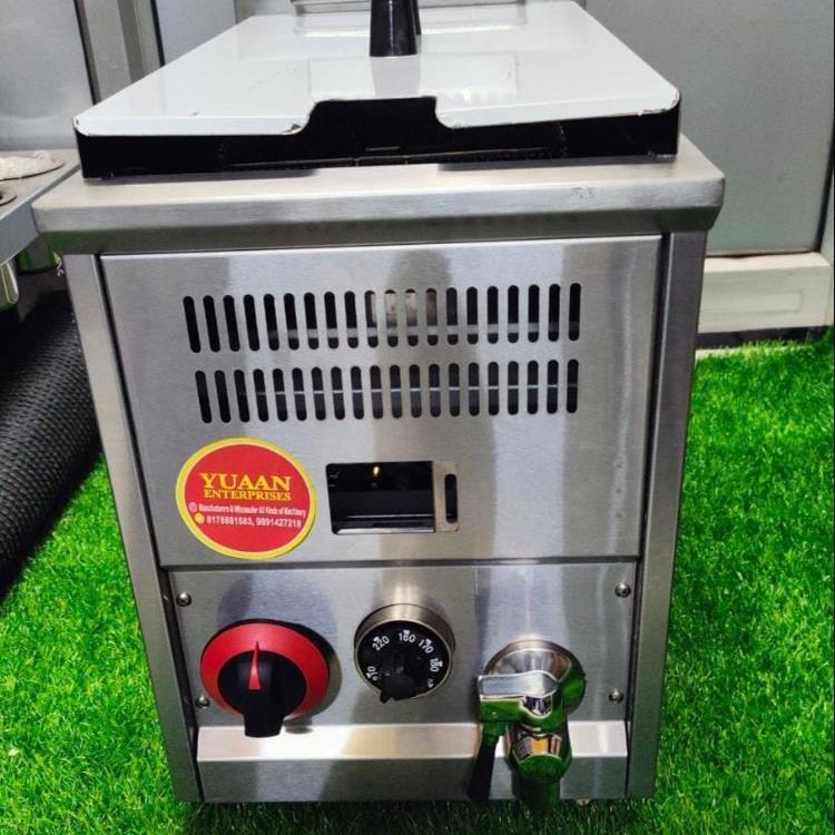 16 Litter Gas Thermostat Table Top Fryer