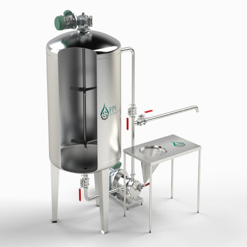 Industrial Stainless Steel Inline Mixer