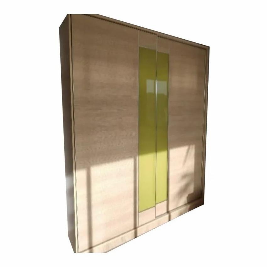 Beige Wooden Sliding Wardrobe