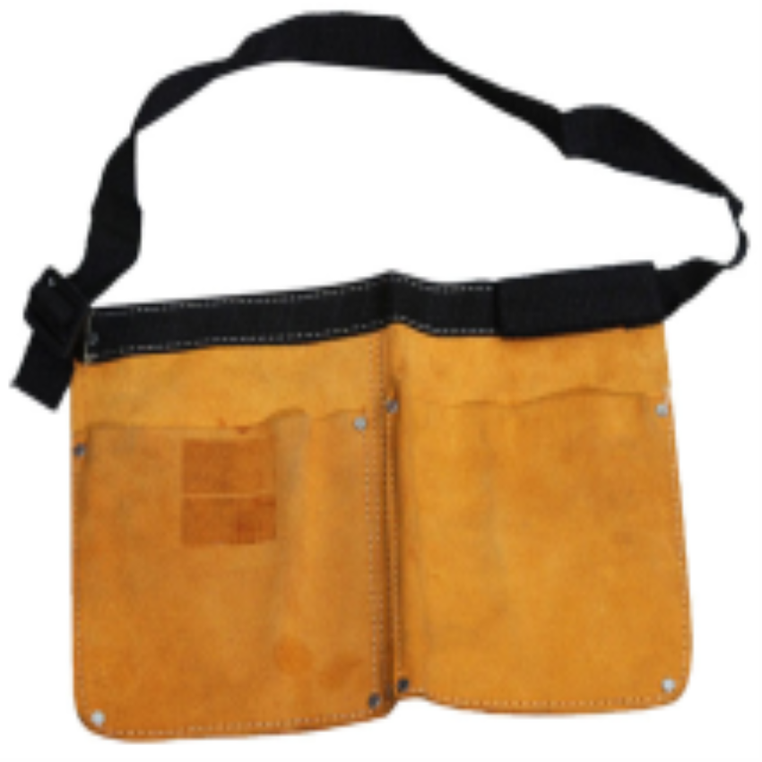 Split Leather Carpenter Nail Bag