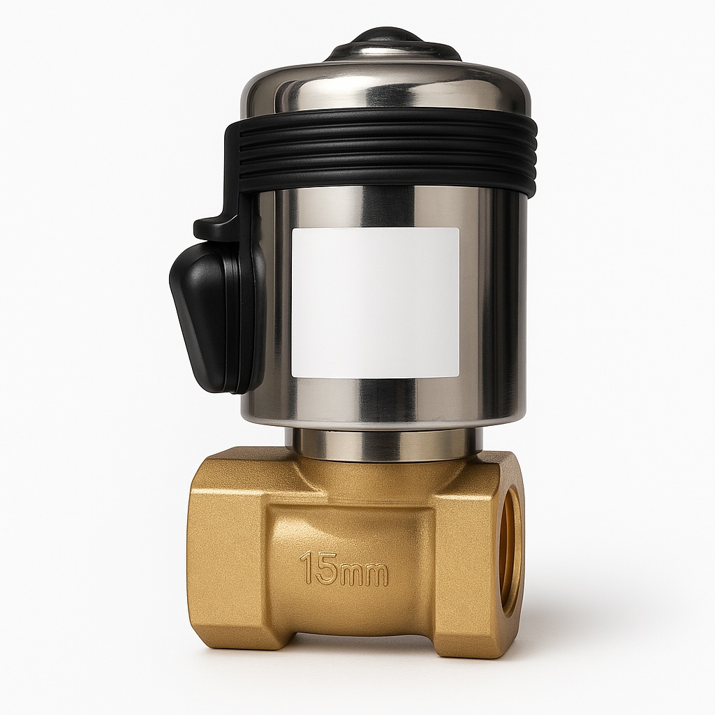 15mm Automatic Brass Solenoid Valve
