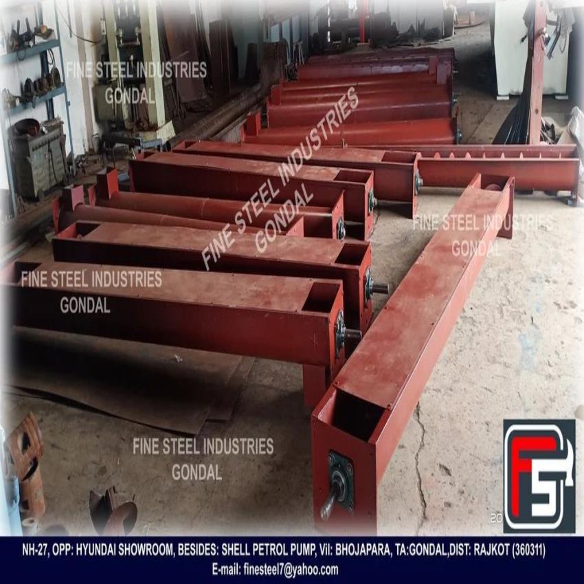 Mild Steel Screw Conveyor, 800 Kg Capacity, 440V