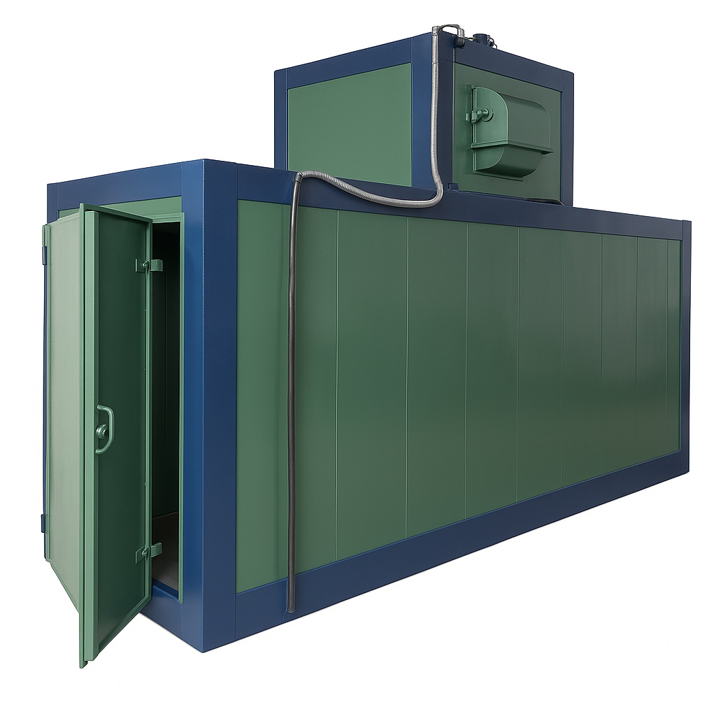 Ground Mounted Diesel Fired Metal Oven