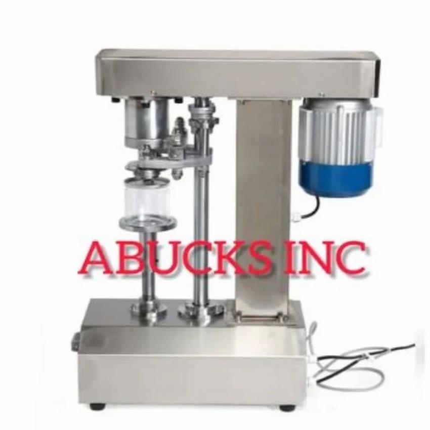 220v 50 Hz Stainless Steel Semi-Automatic Tin Lid Seaming Machine