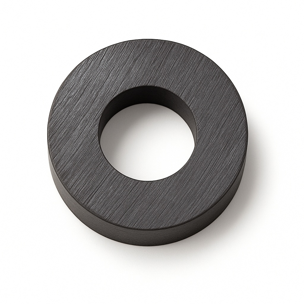 24mm Ferrite Ceramic Ring Magnet, 8mm Thick, Y 25