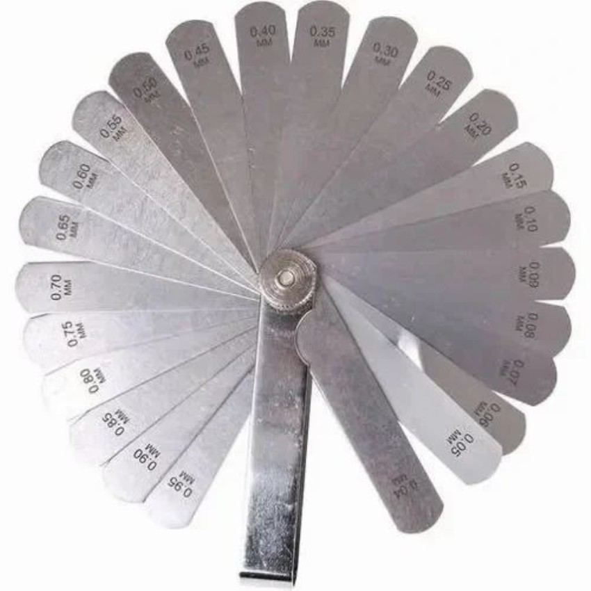 Alloy Steel Feeler Gauge Strip, 25 Blades