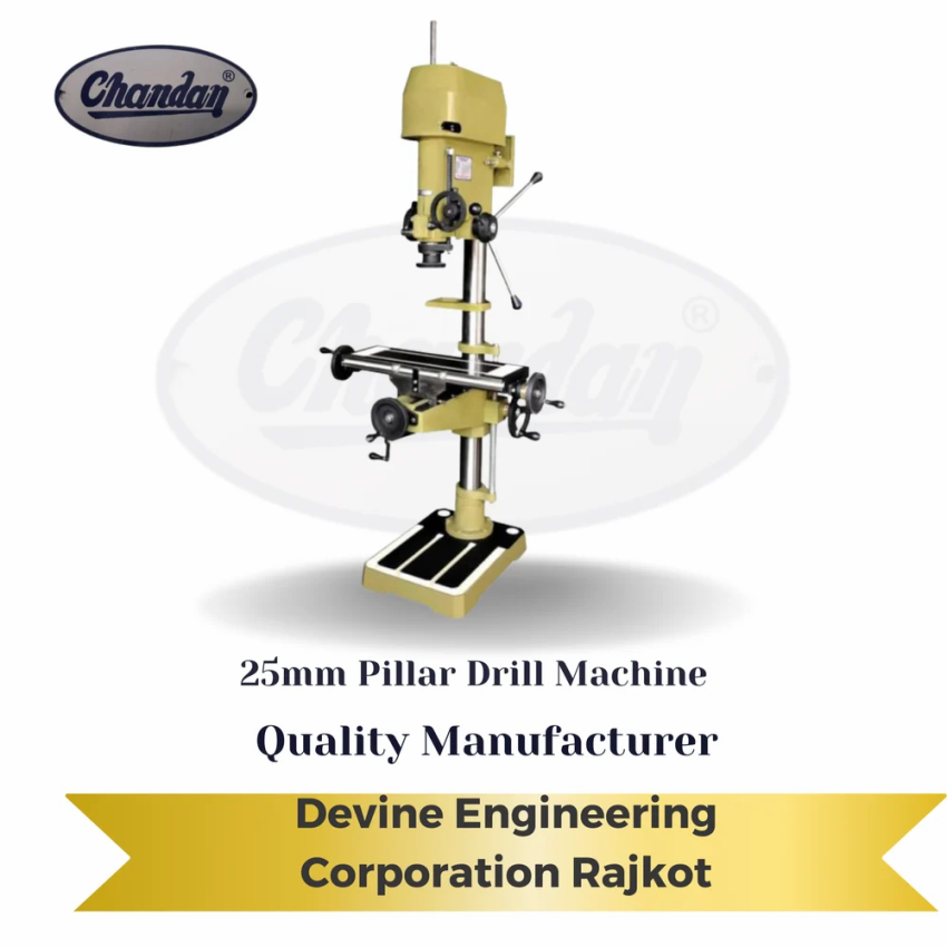 25 mm Pillar Milling Drilling Machine