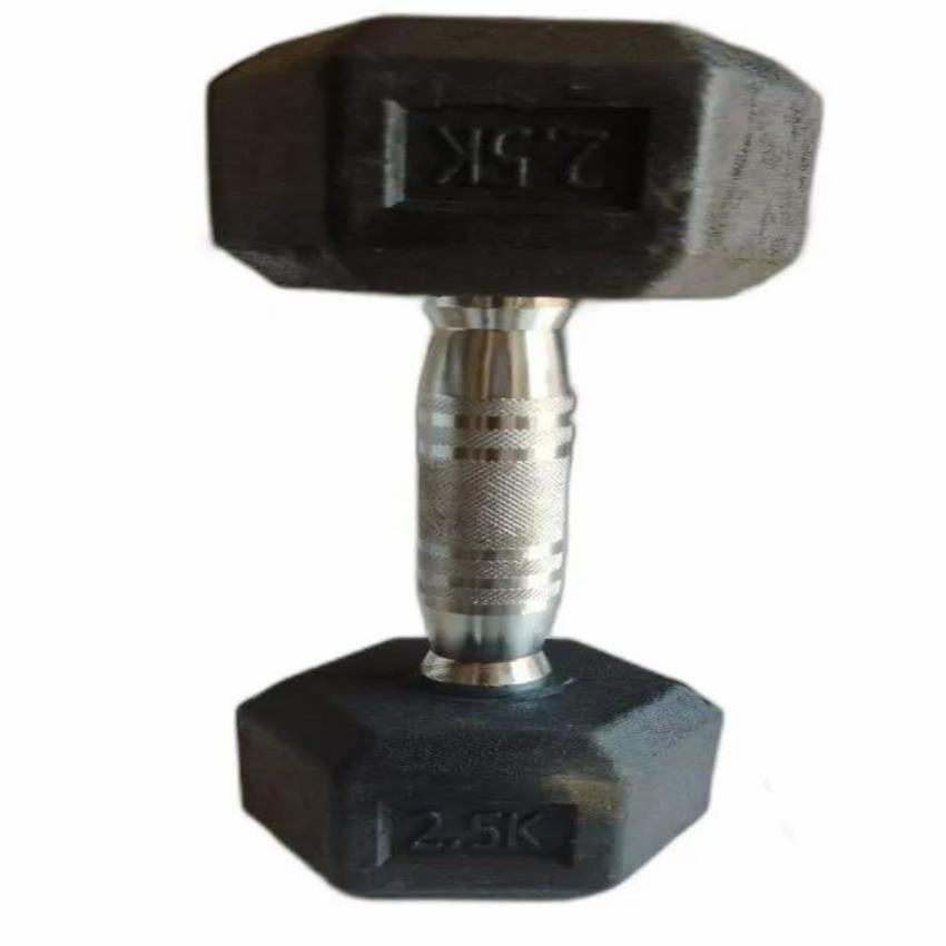 2.5kg Rubber Hex Dumbbell