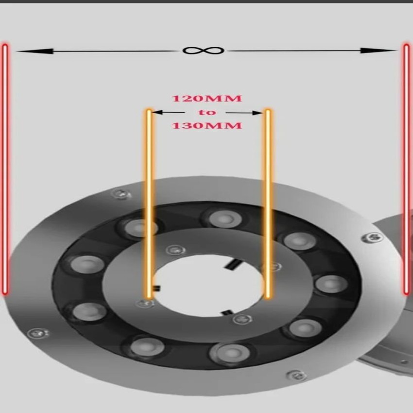 27W Stainless Steel RGB Nozzle Mounted LED Light