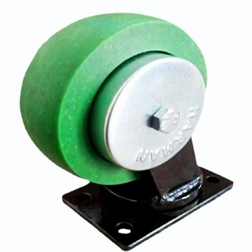 2x0.5 Rubber Trolley Wheel, 50kg Capacity