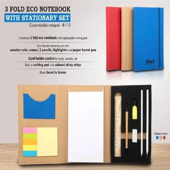 Eco Notebook Set (3 Fold)