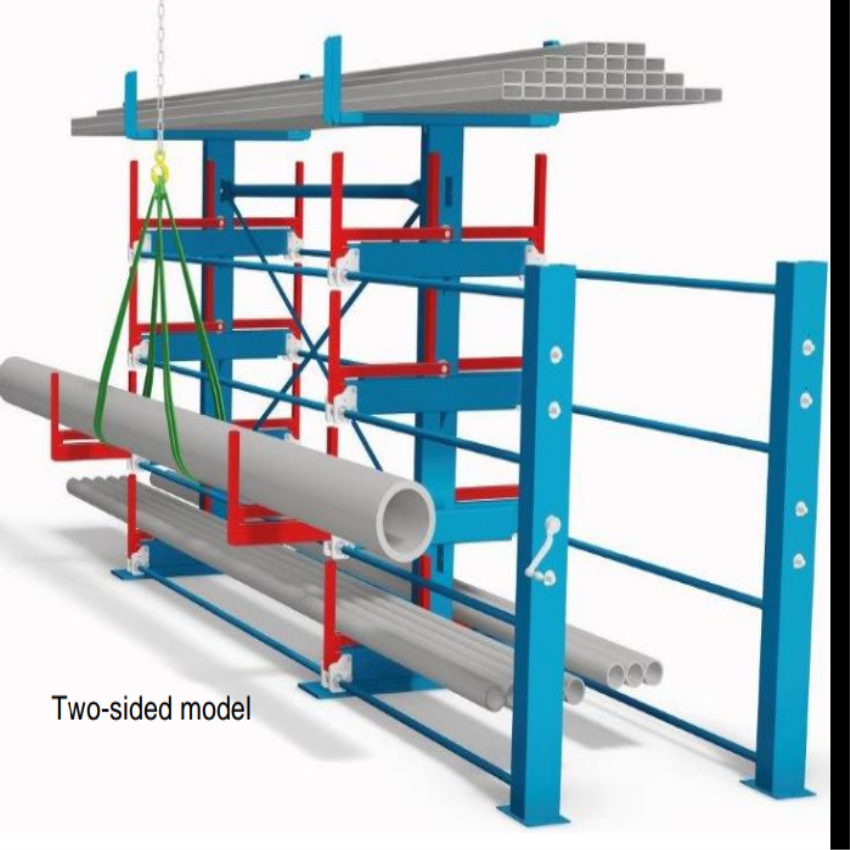 3 Mtr Powder Coated Cantilever Rack