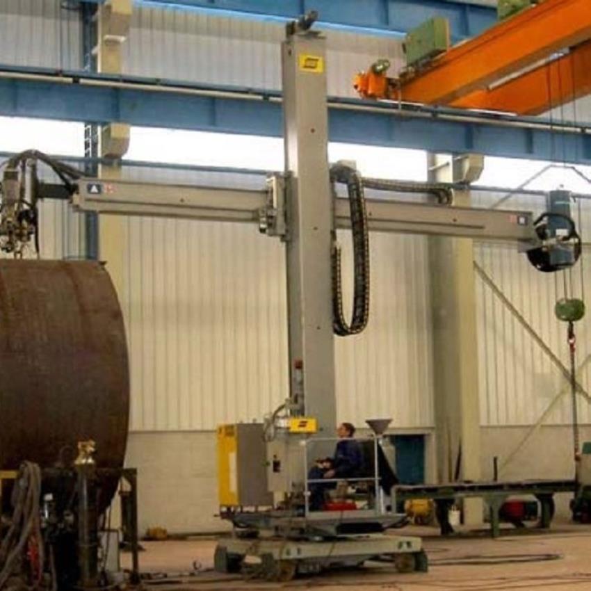 3-Phase Steel Column Boom Welding Manipulator