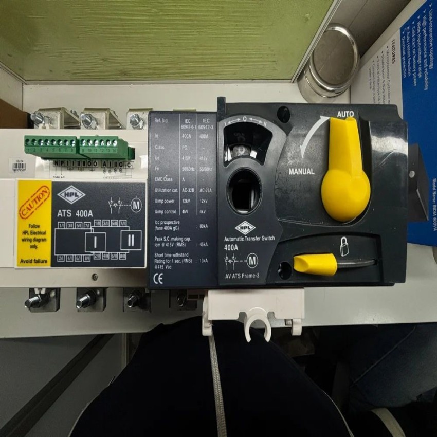 3 Pole 400A Automatic Transfer Machine, Three Phase