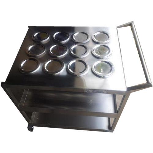 3 Shelf Stainless Steel Kitchen Trolley