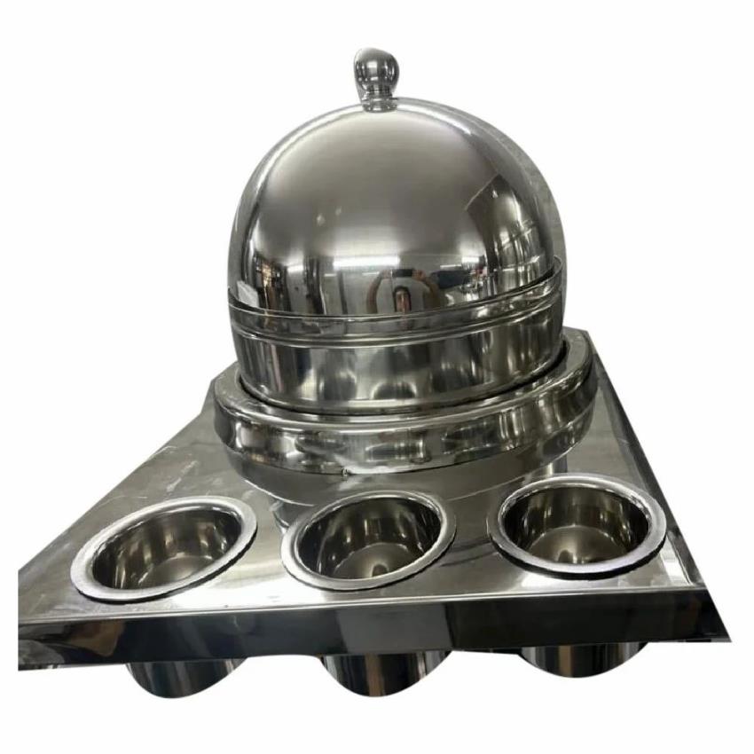 3-Tray Stainless Steel Gas Corn Steamer