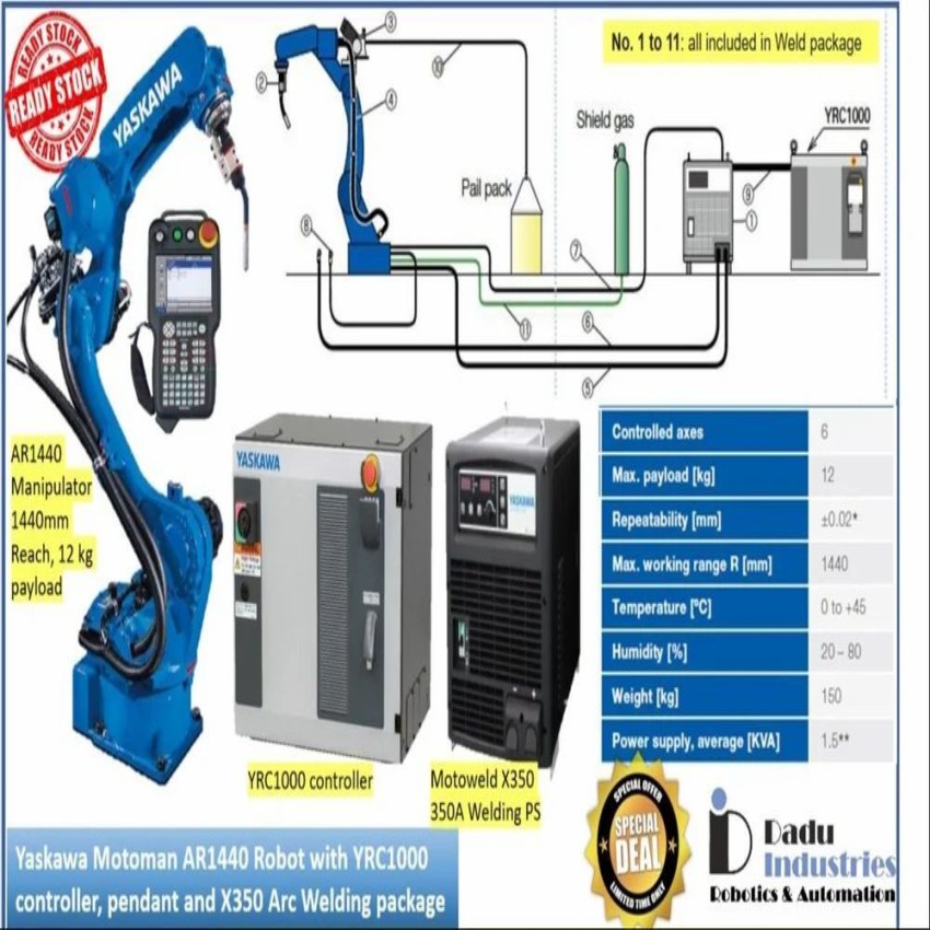 300 Amp Robotic Welding Machine