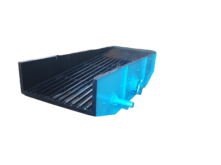 300 kW Mild Steel Grizzly Vibrating Feeder for Construction